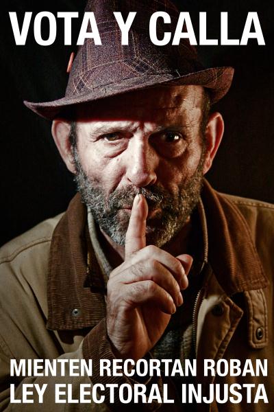 Cartel electoral.