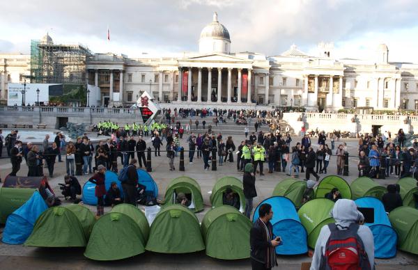 Occupy Tragalgar Square