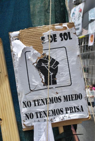 No tenemos miedo, no tenemos prisa