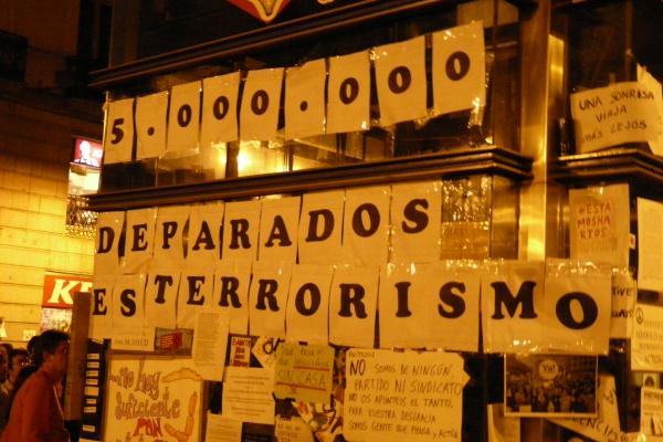 5M Parados es terrorismo