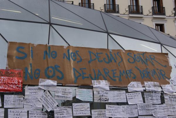 Si no nos dejáis soñar, no os dejaremos dormir.
