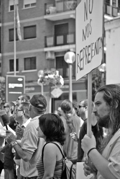 Protesta en Móstoles