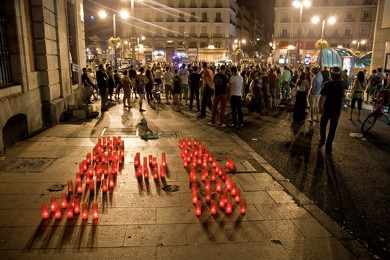 Resistencia pacífica-Represión Policial.